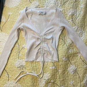 Princess Polly cropped long sleeve top